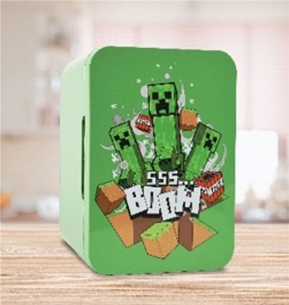 Minecraft Mini Fridge Thermoelectric Cooler 4l Kitchen- and Tableware