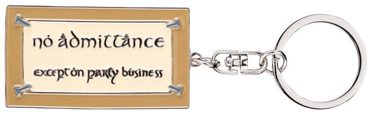 Lord of the Rings Keyring No Admittance Sign 6 cm