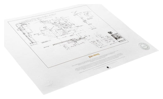 Lord of the Rings Blueprint Art Print The Grey Havens 59 x 42 cm