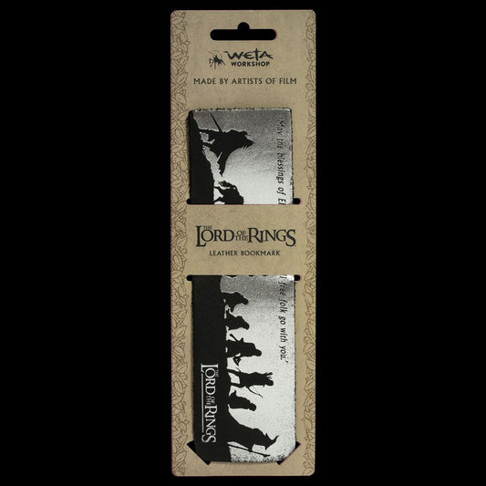 Lord of the Rings Leather Bookmark Fellowship Silhouette