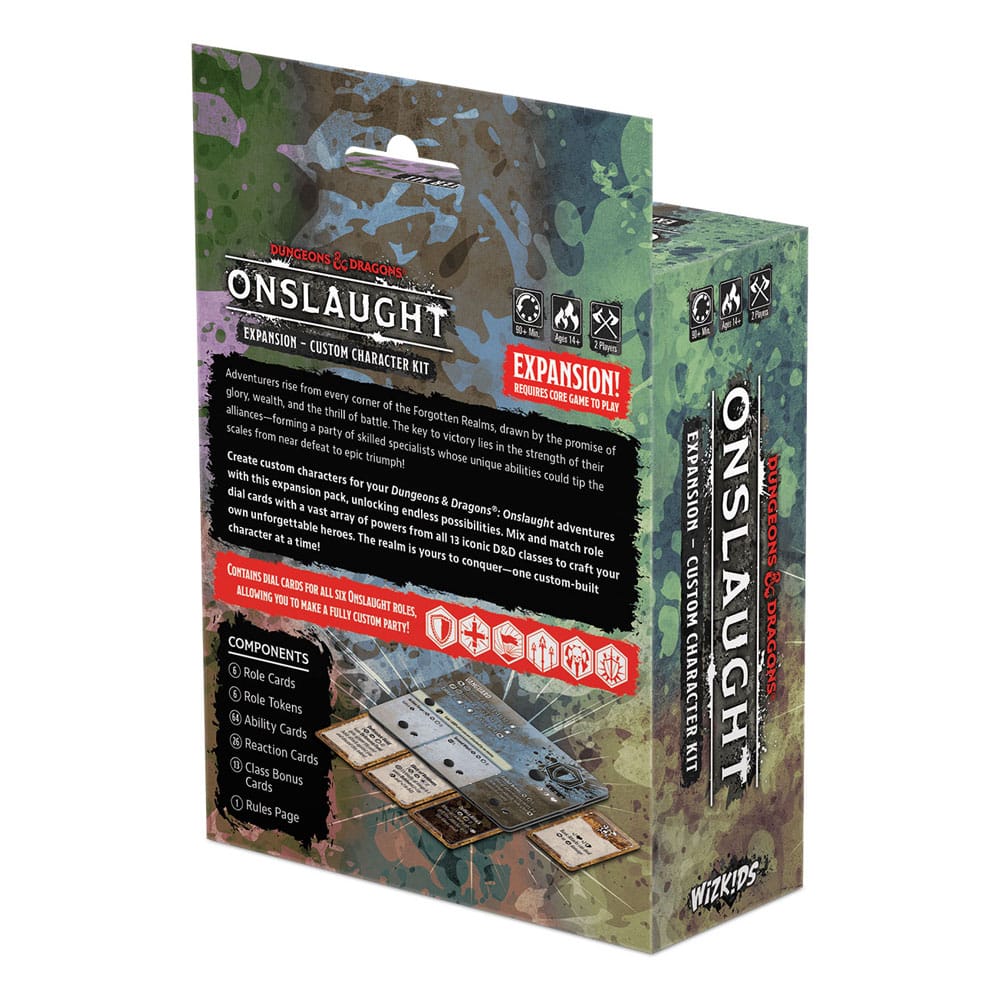 Dungeons & Dragons Game Expansion Onslaught Custom Character Kit Expansion *English Version* Miniature Gaming & Tabletop