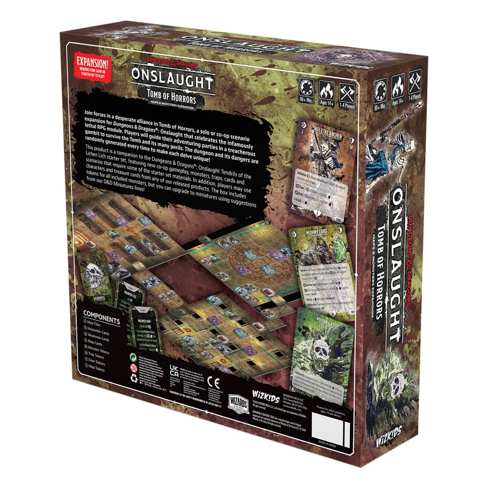 Dungeons & Dragons Game Expansion Onslaught Tomb of Horrors - Maps & Monsters Expansion *English Version* Miniature