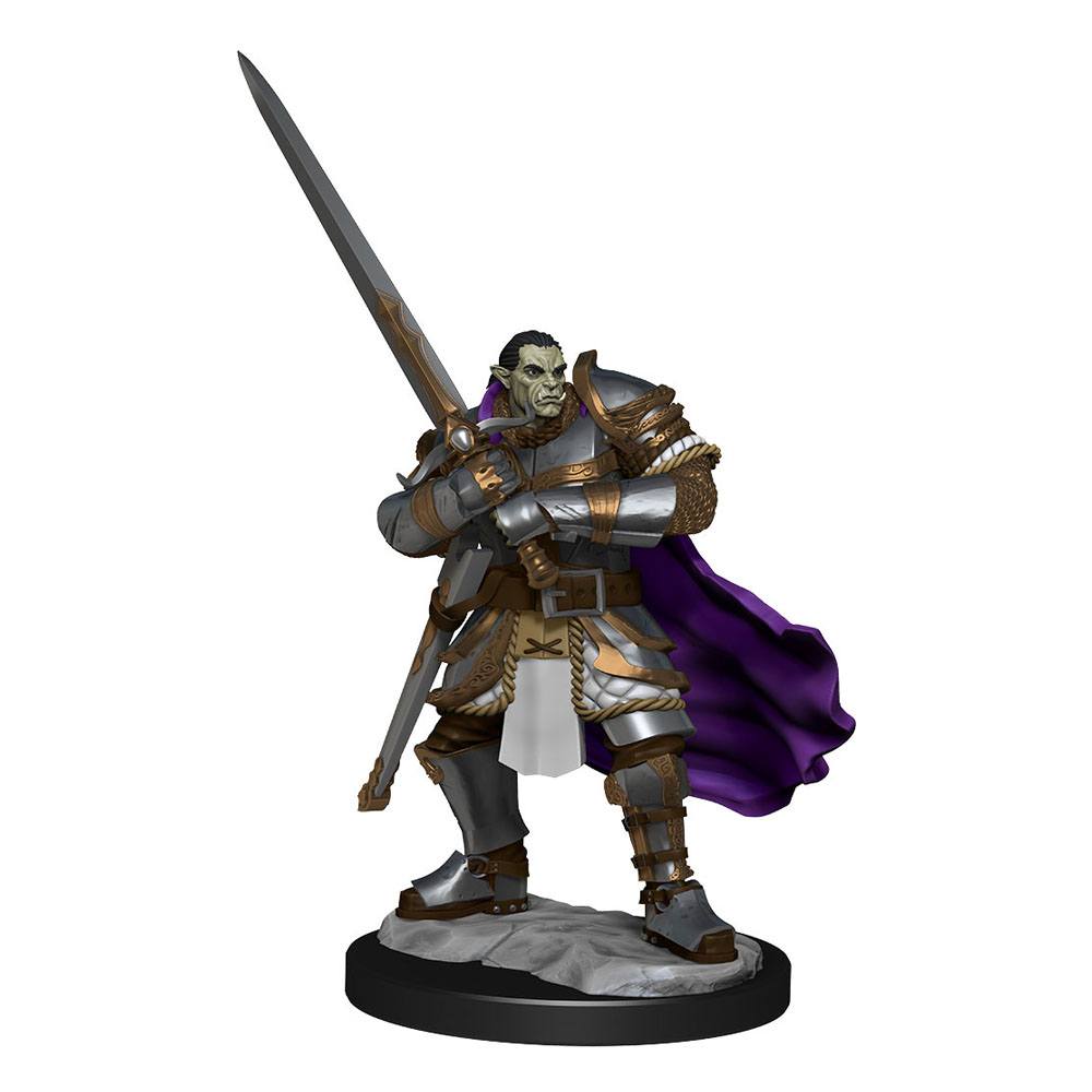 D&D Nolzur's Marvelous Miniatures Unpainted Miniatures Half-Orc Paladin Male Case (2)