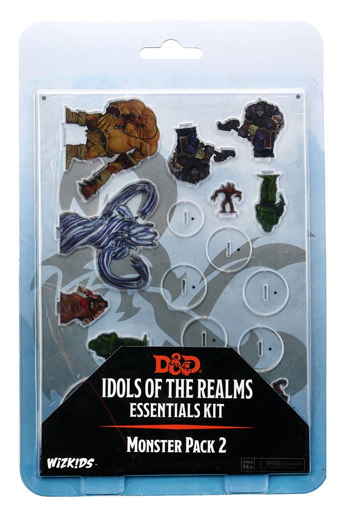 D&D Icons of the Realms Miniatures Essentials 2D Miniatures - Monster Pack #2 Miniature Gaming & Tabletop