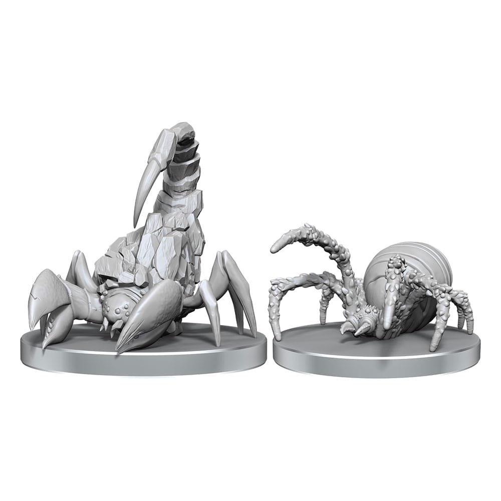 Pathfinder Deep Cuts Unpainted Miniatures Cave Scorpion & Hunting Spider Miniature Gaming & Tabletop