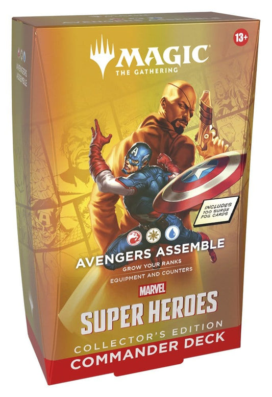 Magic the Gathering Marvel Super Heroes Collector's Edition Commander Decks Case (4)