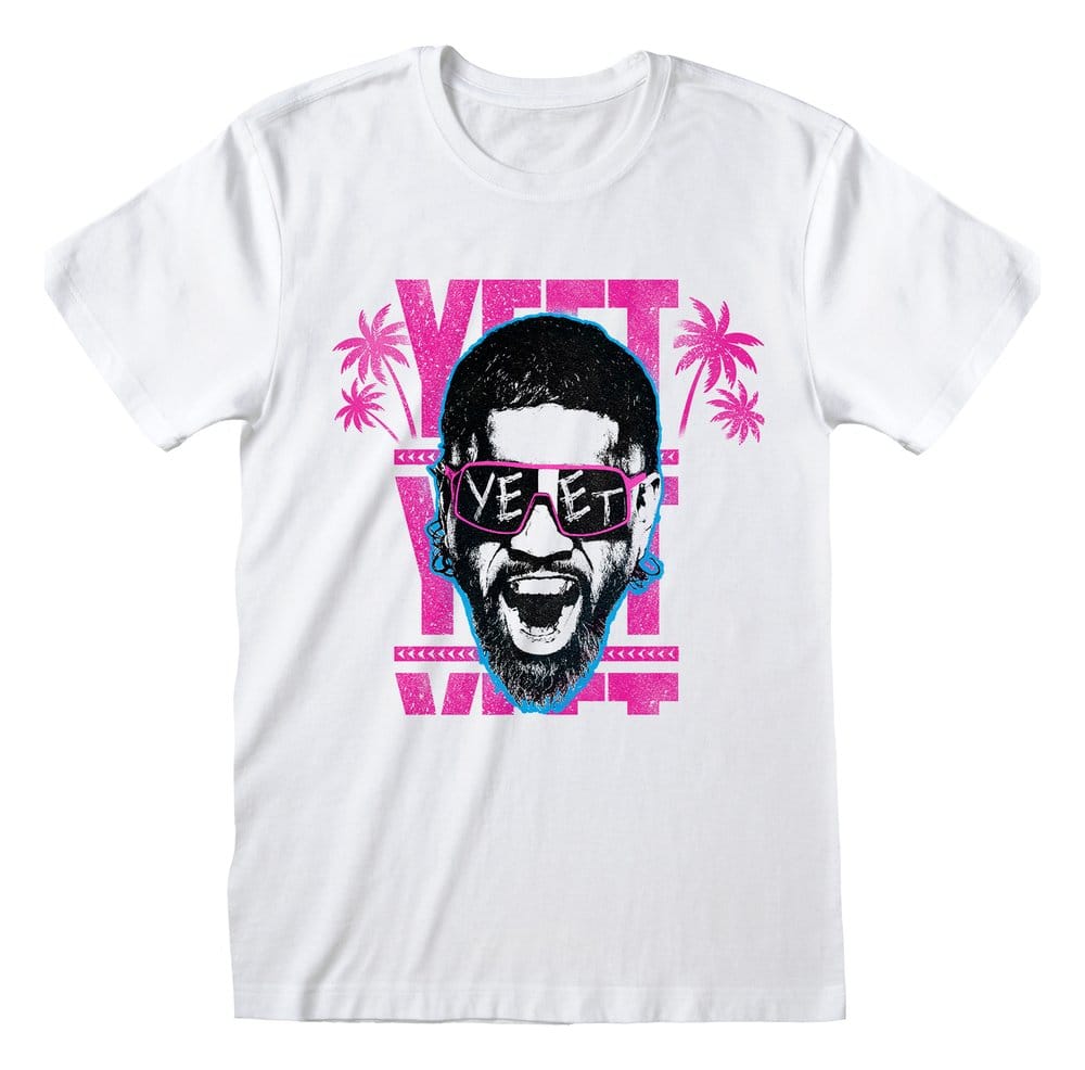 WWE T-Shirt Yeet White Size L