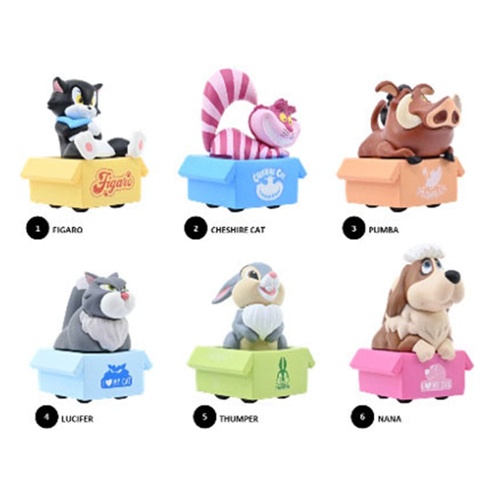 Disney Zoom Hero Pullback Vehicles with Figures Assortment (12) Mini-figures