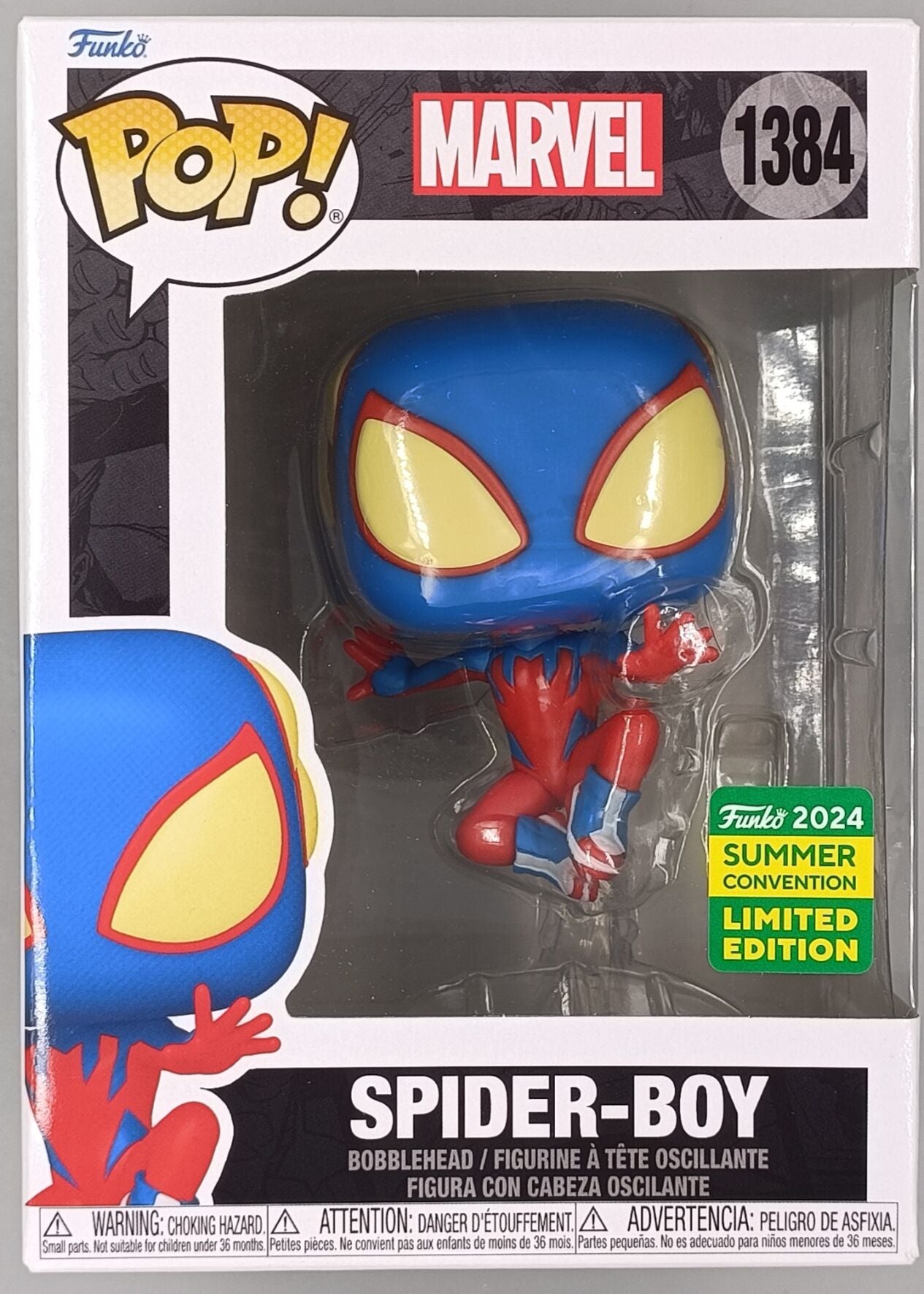 1384 Spider-Boy - Marvel - 2024 Con Funko POP - Brand New
