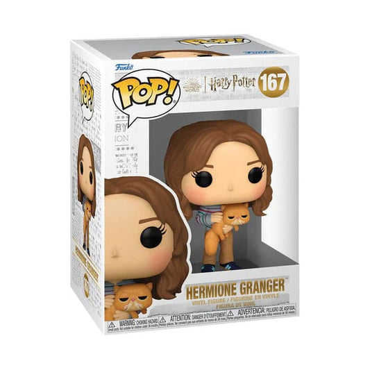 167 Hermione Granger w/Crookshanks - Harry Potter Funko POP - Brand New
