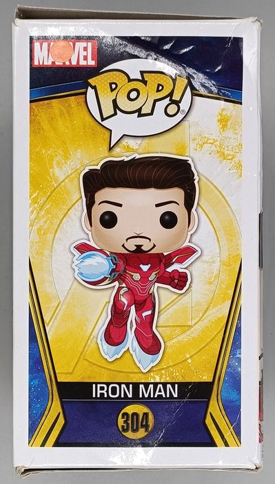 #304 Iron Man (Unmasked) - Marvel Avengers Infi - Box Damaged Funko POP