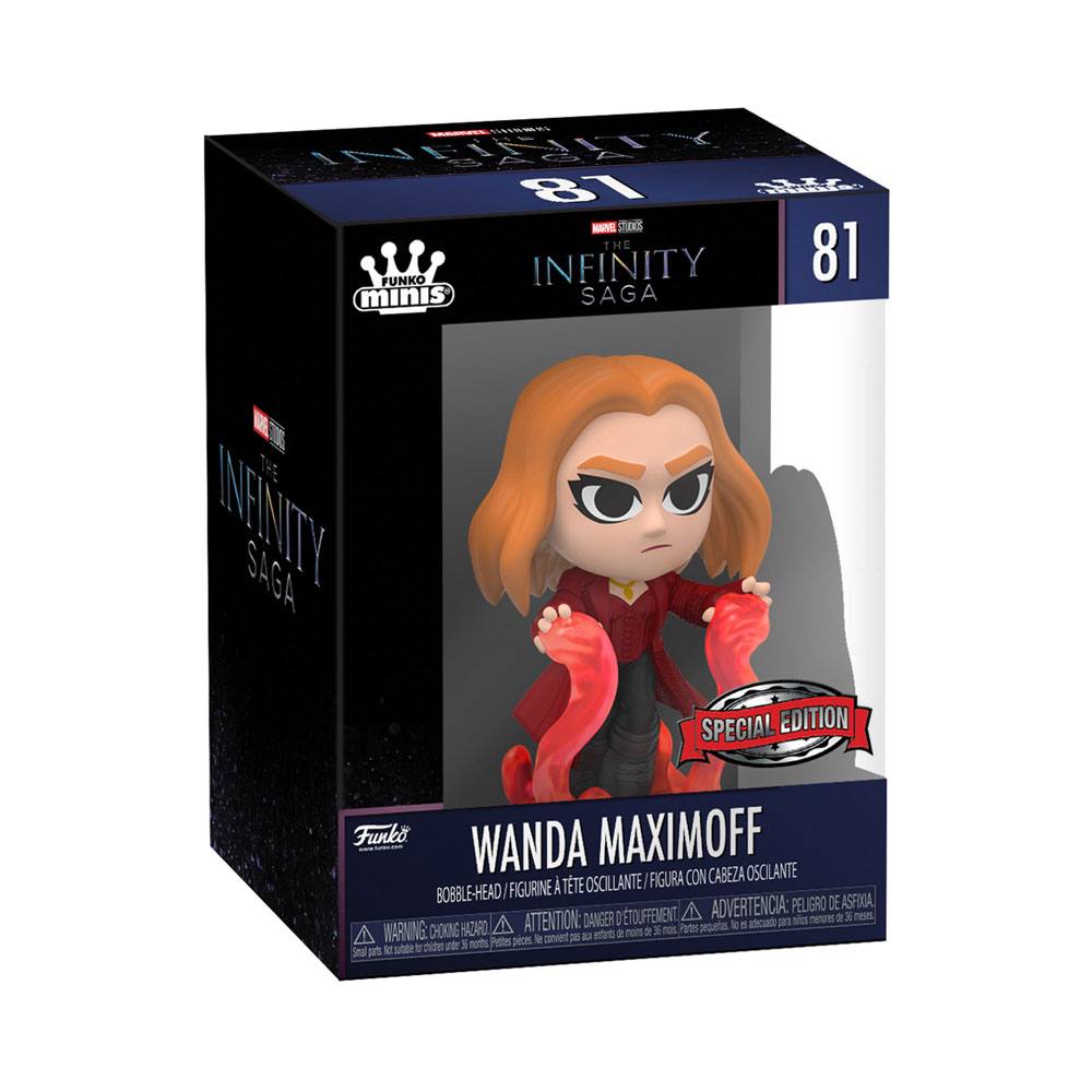 81 Wanda Maximoff - Funko Minis - Marvel The Infinity Saga Box Damaged