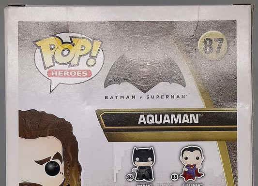 #87 Aquaman - DC - Batman V Superman - Box Damaged Funko POP