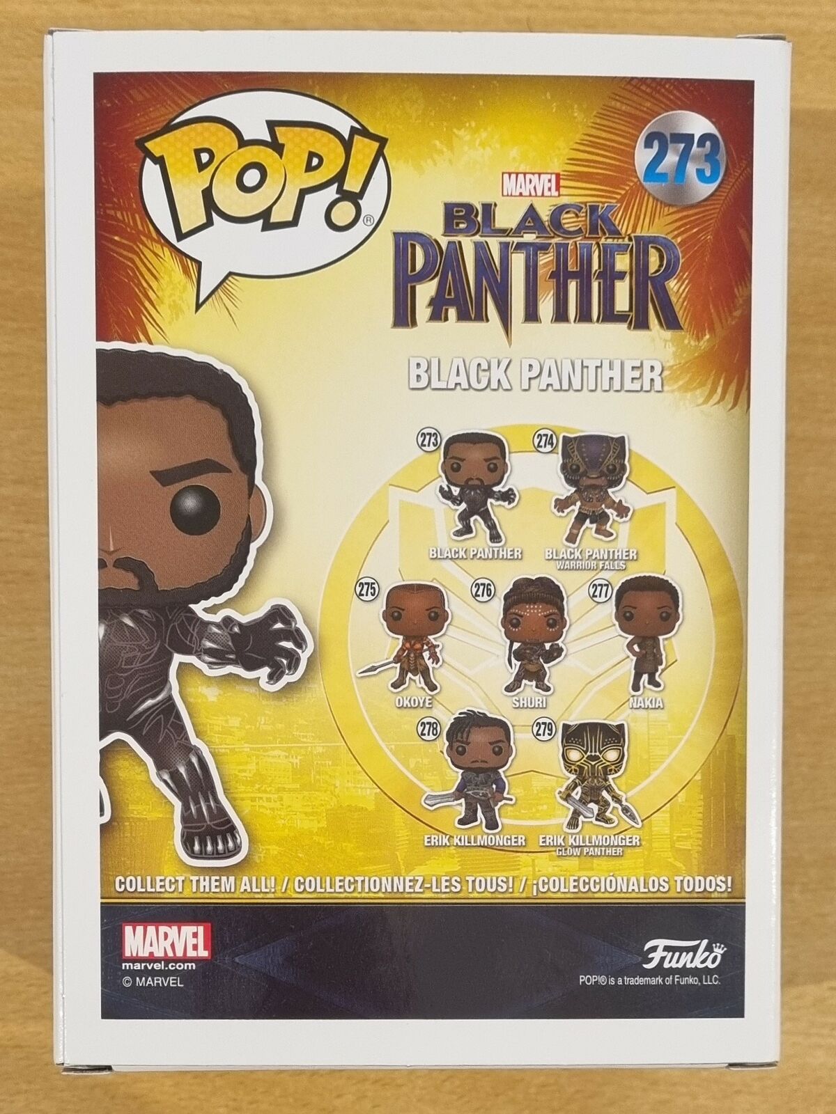 #273 Black Panther - Glow - Marvel Black Panther Funko POP