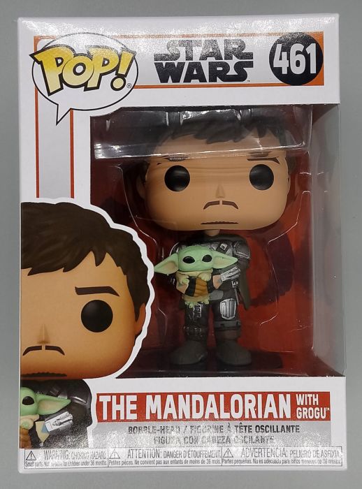 #461 The Mandalorian (with Grogu) Star Wars The Mandalorian Funko POP