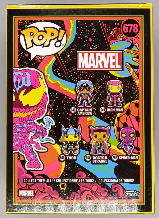 #678 Carnage (Blacklight) - Marvel Funko POP