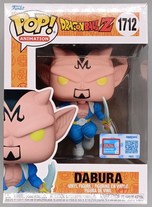 1712 Dabura - Dragon Ball Z - 2024 Con Funko POP - Brand New