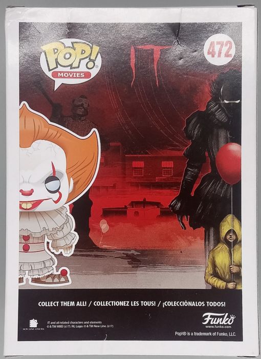 #472 Pennywise (with Boat) - Horror - IT- Box Damaged Funko POP