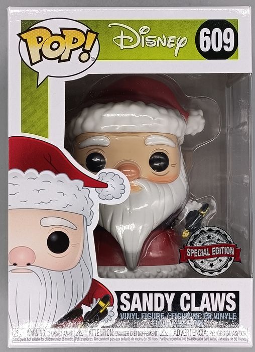 #609 Sandy Claws - Disney Nightmare Before Christmas Funko POP