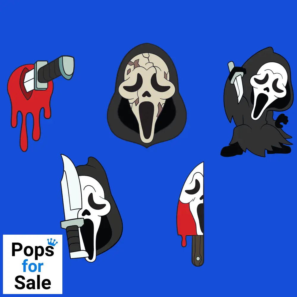 Ghost Face Pin Set - Scream
