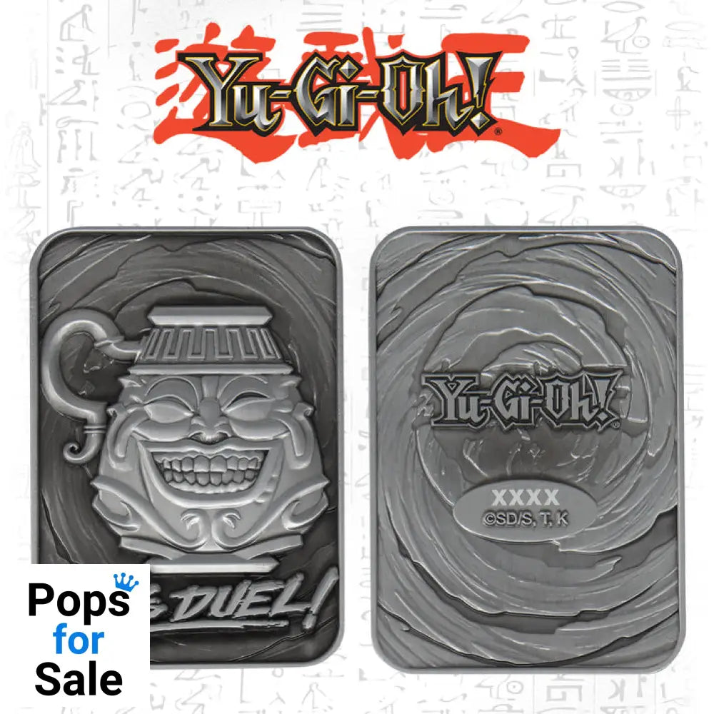 Yu-Gi-Oh! Limited Edition Pot of Greed Metal Card Ingot