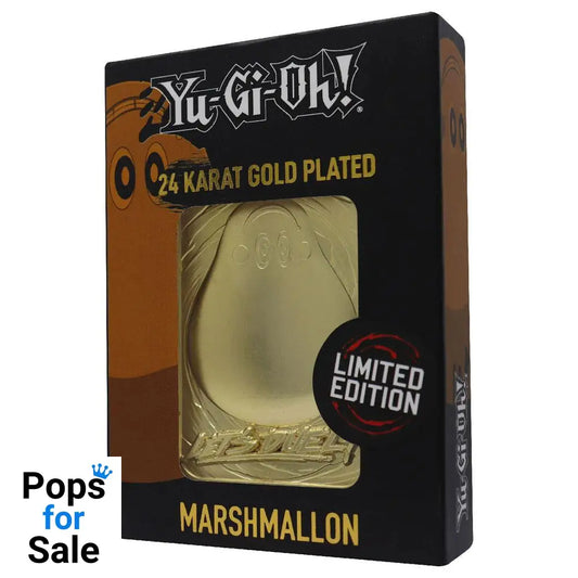 Yu-Gi-Oh! Replica Card Marshmallon (gold plated)