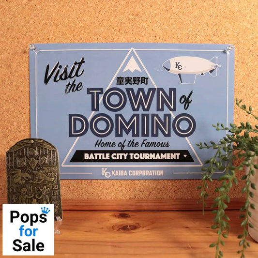 Yu-Gi-Oh! Town of Domino Tin Sign Tin Sign