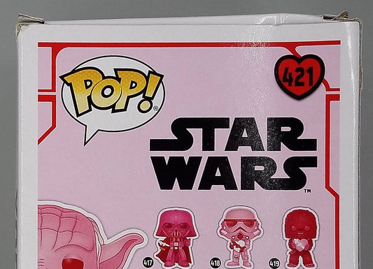 421 Yoda (w/ Valentine) - Star Wars - Funko POP - Box Damaged