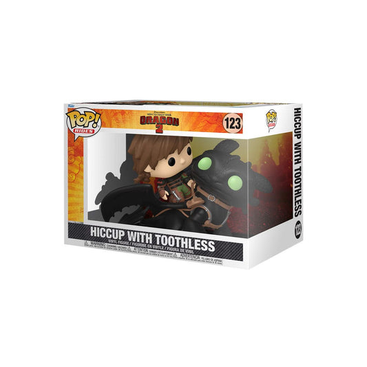 123 Hiccup w/Toothless Rides Deluxe - How to Train Your Dragon 2 Funko POP - Brand New