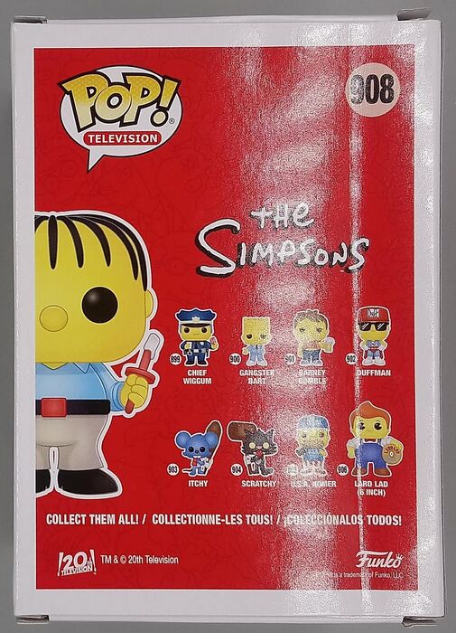 #908 Ralph - The Simpsons - Box Damaged Funko POP