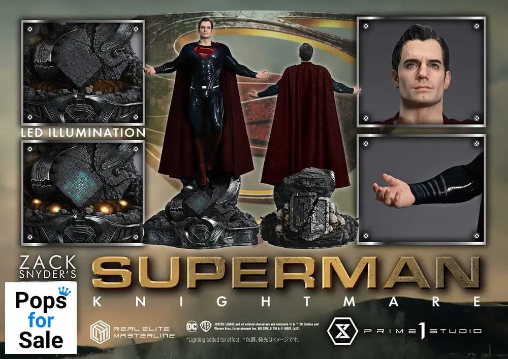 Zack Snyder’s Justice League Real Elite Masterline Series Statue 1/3 Superman Knightmare Color Edition 95 cm Statues