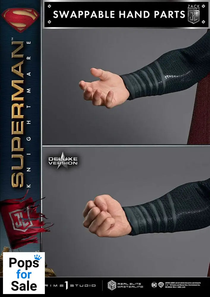 Zack Snyder’s Justice League Real Elite Masterline Series Statue 1/3 Superman Knightmare Color Edition Deluxe Ver. 95