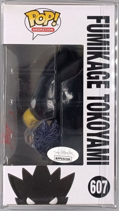 #607 Fumikage Tokoyami My Hero Academia (signed Josh Grelle) COA Funko POP