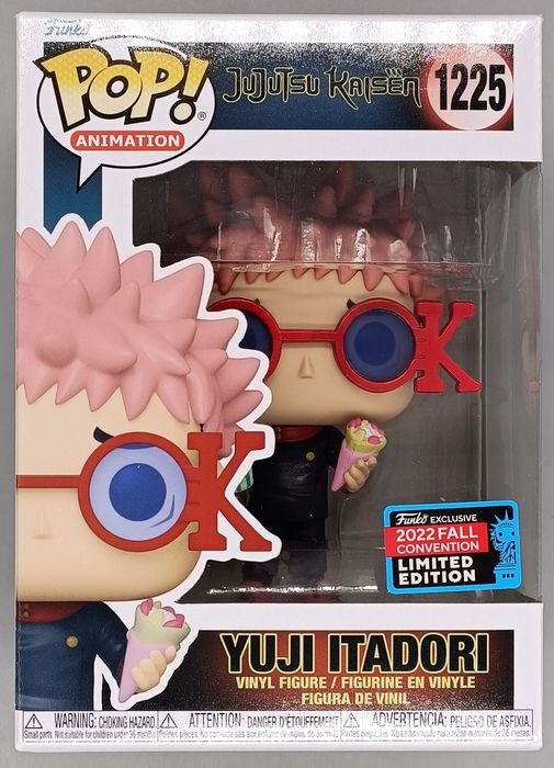 #1225 Yuji Itadori (w/ Glasses) - Jujutsu Kaisen - 2022 Con Funko POP