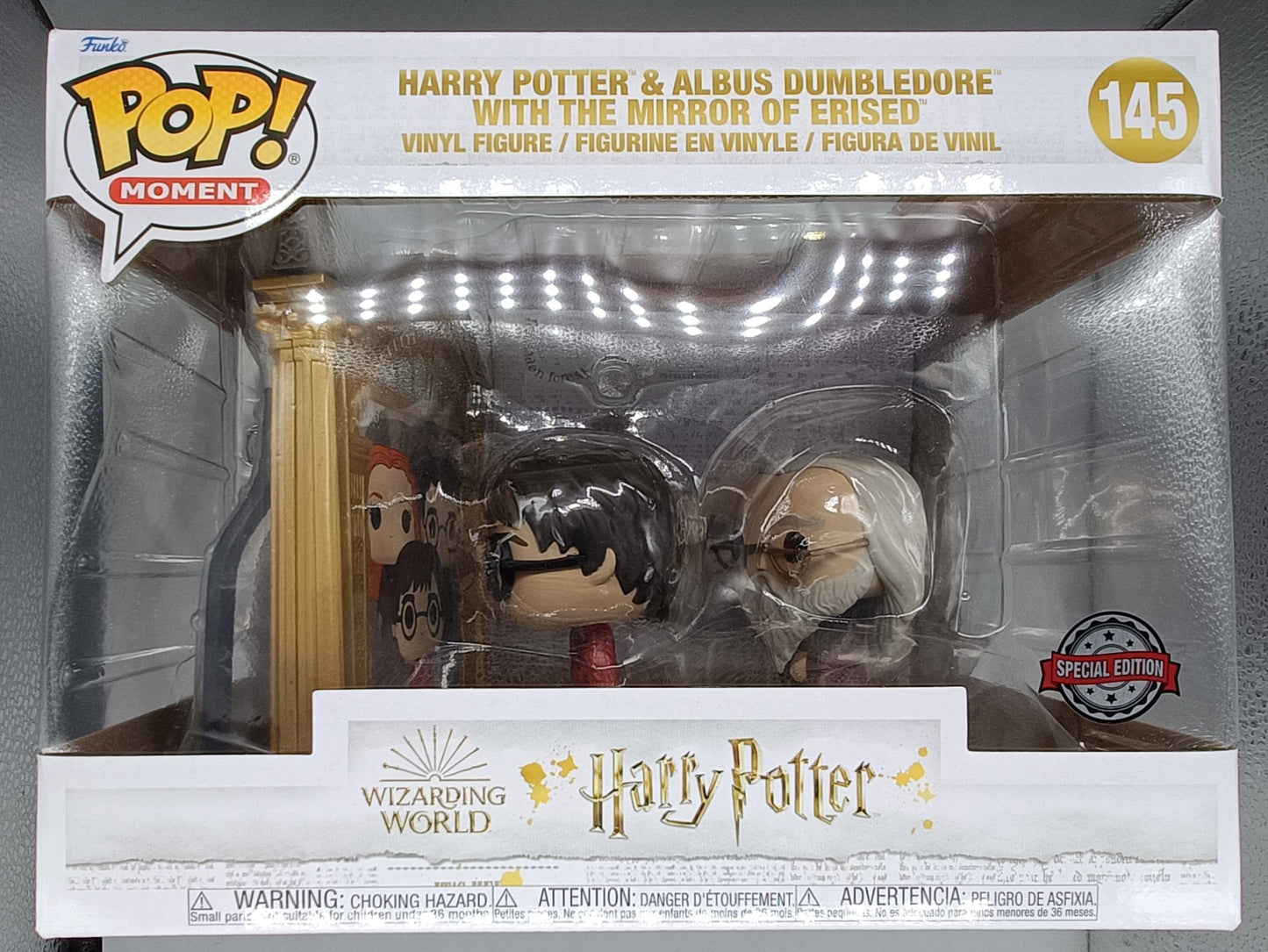 #145 Harry Potter & Dumbledore Mirror of Erised Movie Moment Funko POP