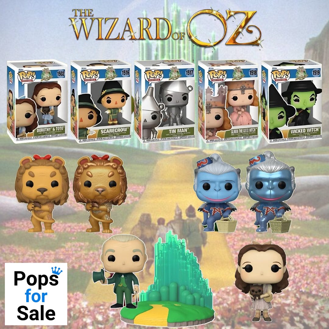 New Wizard of Oz - 85th Anniversary Funko POPs Announced - PopsforSale.co.uk