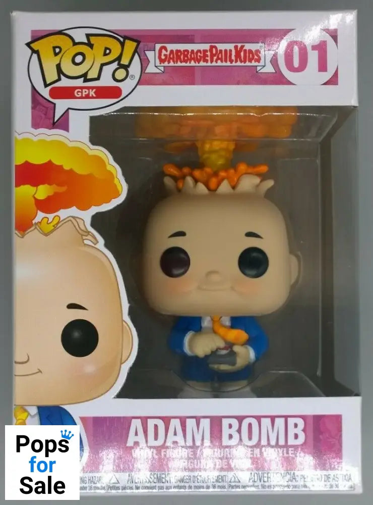 #01 Adam Bomb - Garbage Pail Kids Funko POP - PopsforSale.co.uk