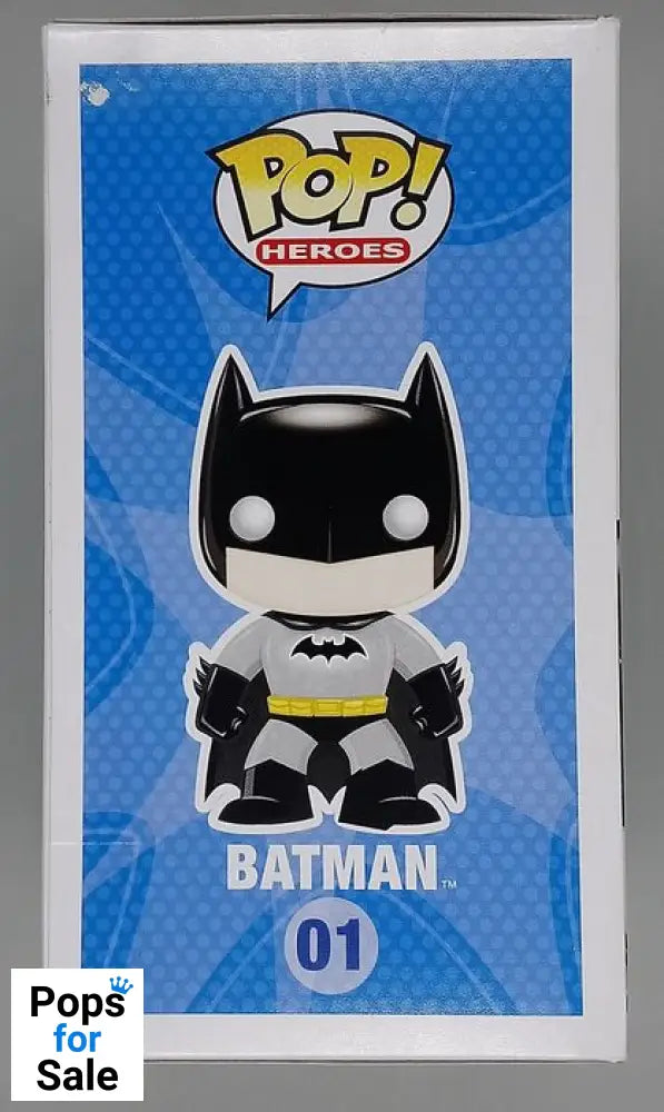 #01 Batman (DC Super Heroes) - Box Damaged Funko POP - PopsforSale.co.uk