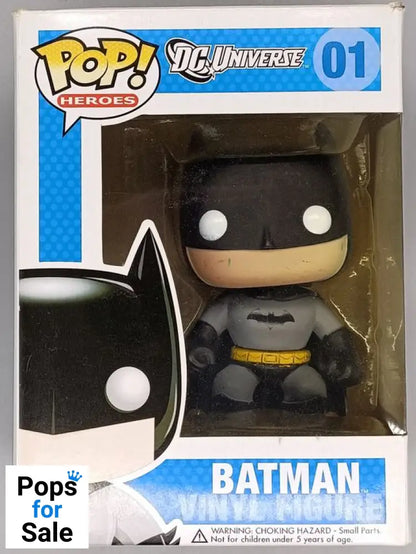 #01 Batman (DC Universe) - Box Damaged Funko POP - PopsforSale.co.uk