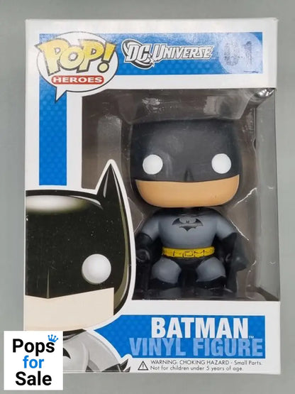 #01 Batman (DC Universe) - Box Damaged Funko POP