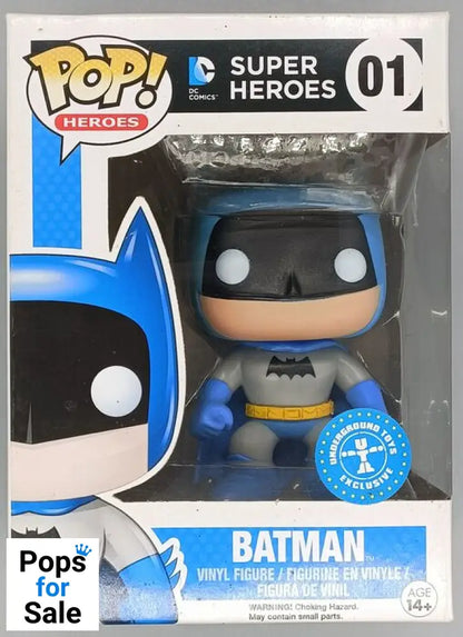 #01 Batman (Rainbow- Blue) - DC Super Heroes - Box Damaged Funko POP - PopsforSale.co.uk