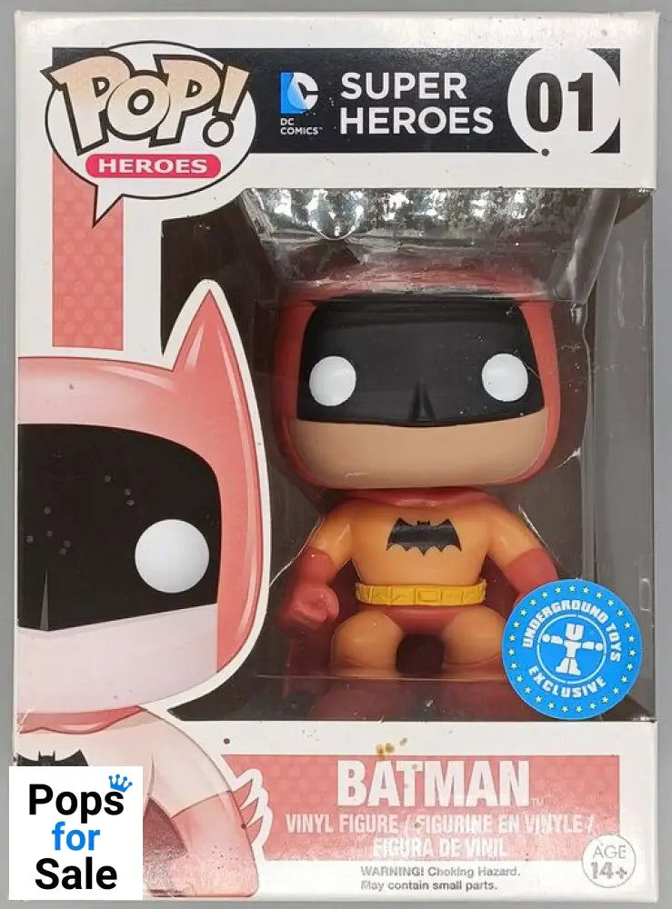 #01 Batman (Rainbow- Orange) - DC - Box Damaged Funko POP
