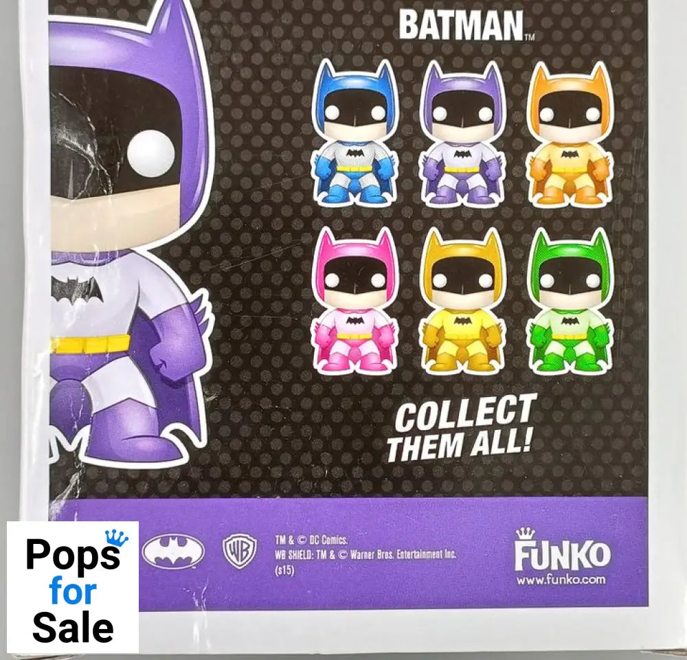 #01 Batman (Rainbow- Purple) - DC - Box Damaged Funko POP - PopsforSale.co.uk