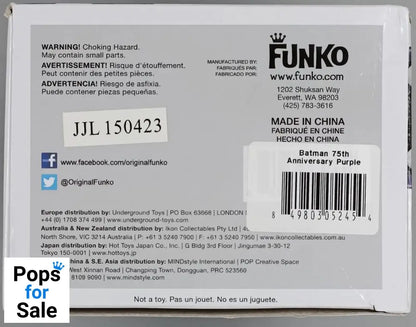 #01 Batman (Rainbow- Purple) - DC - Box Damaged Funko POP