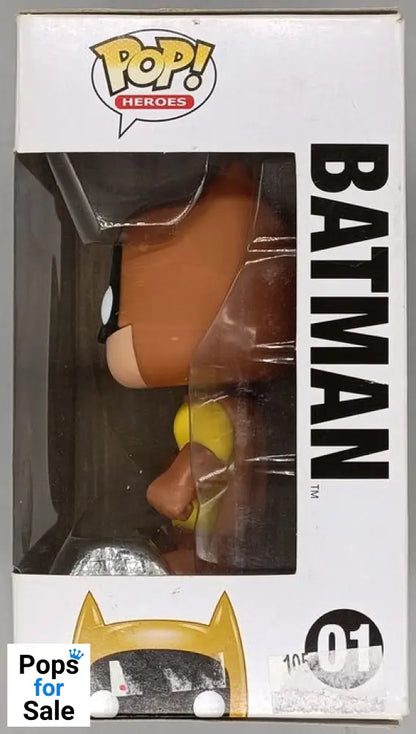 #01 Batman (Rainbow- Yellow) - DC Super Heroes - Box Damaged Funko POP - PopsforSale.co.uk