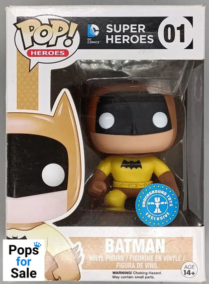 #01 Batman (Rainbow- Yellow) - DC Super Heroes - Box Damaged Funko POP - PopsforSale.co.uk