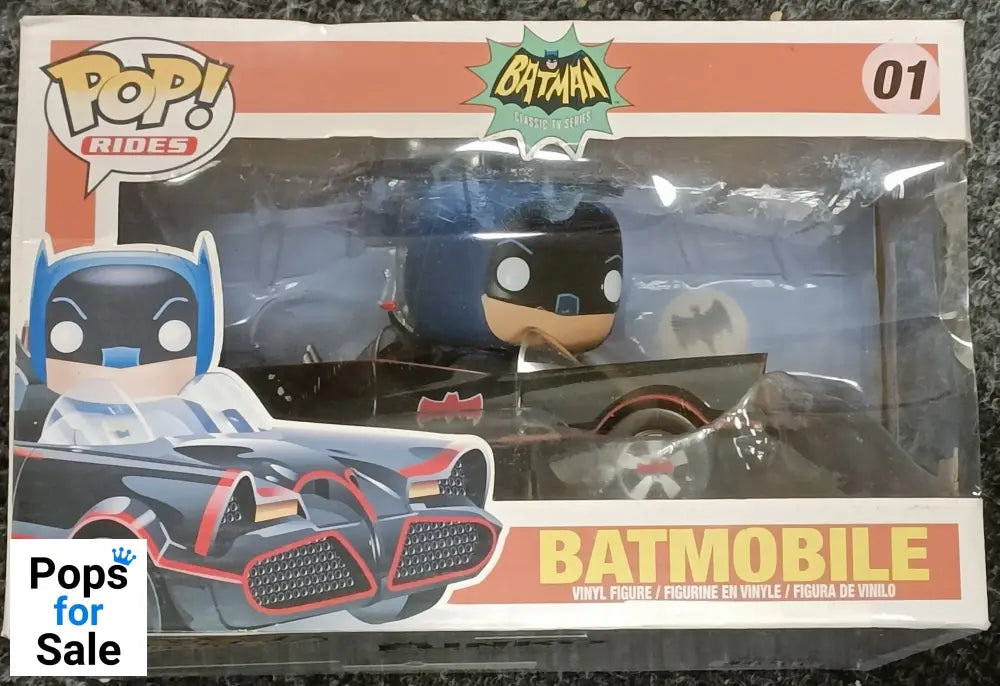#01 Batmobile - DC Batman Classic TV Series - Box Damaged Funko POP