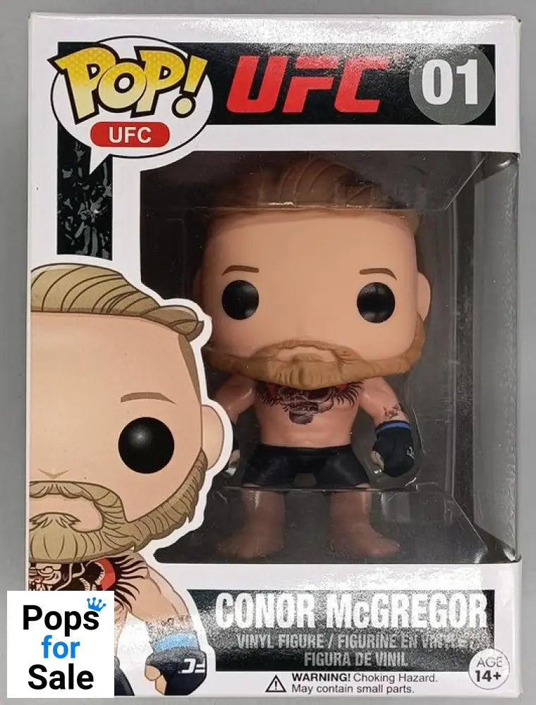 #01 Conor McGregor - UFC - Box Damaged Funko POP - PopsforSale.co.uk