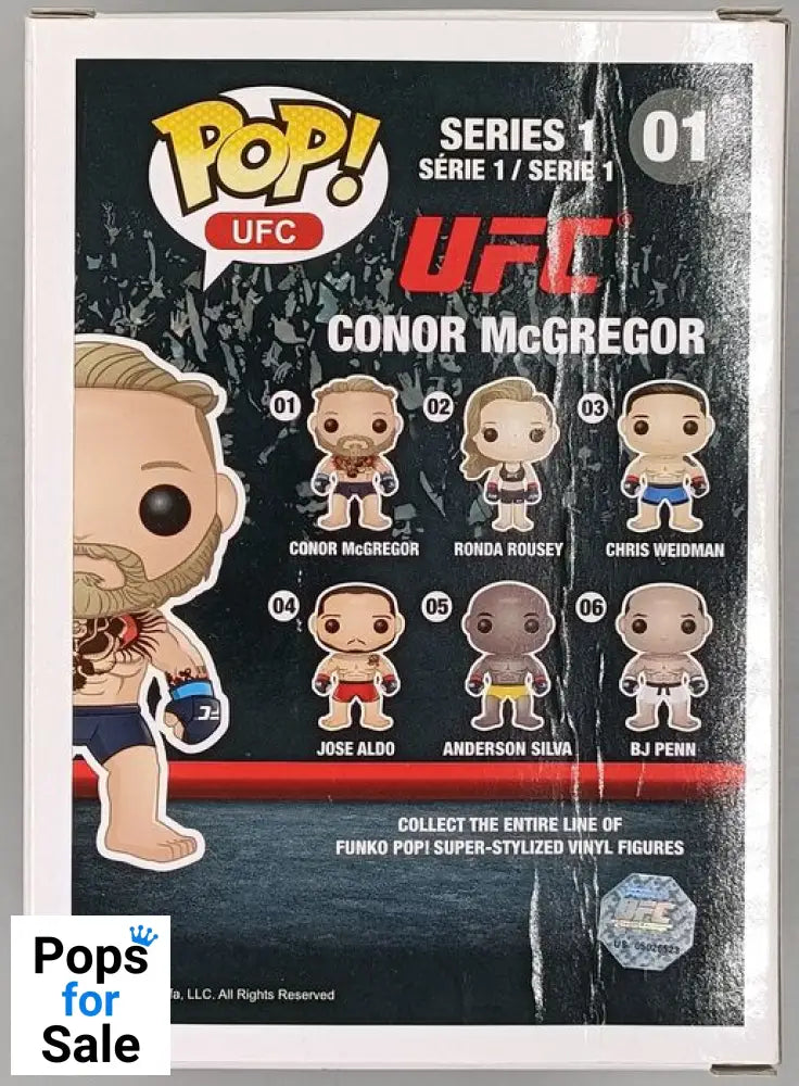 #01 Conor McGregor - UFC - Box Damaged Funko POP - PopsforSale.co.uk