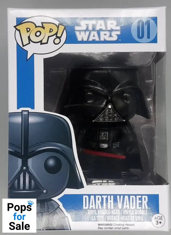 #01 Darth Vader - Star Wars - Box Damaged Funko POP - PopsforSale.co.uk